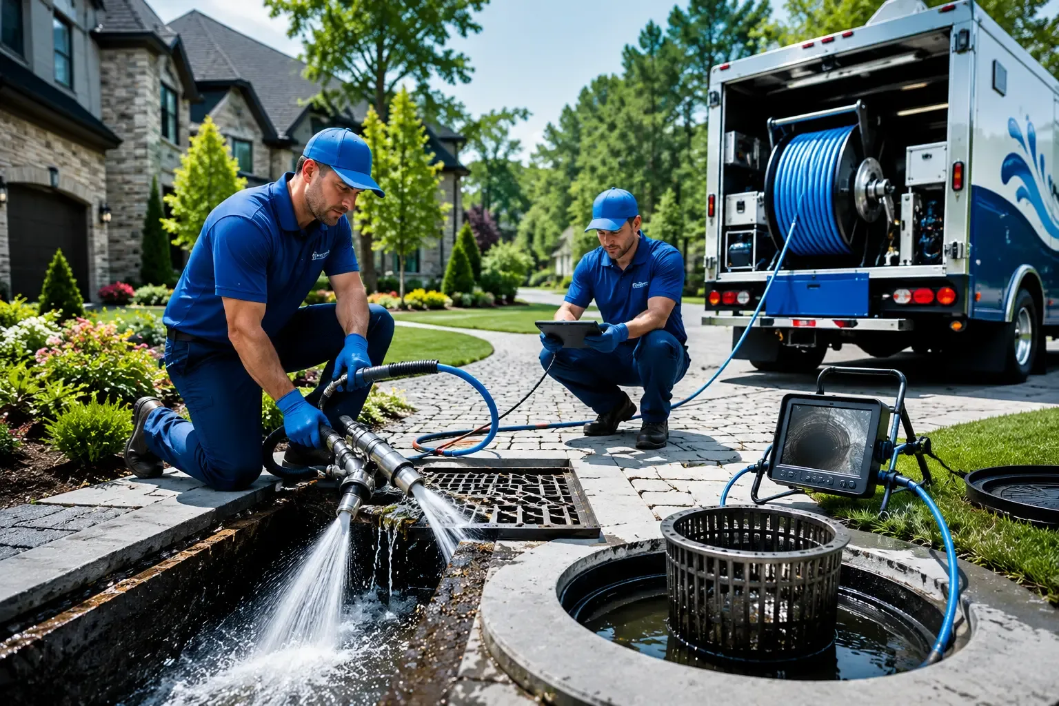 Local outdoor drain cleaning professionals in Castell, TX